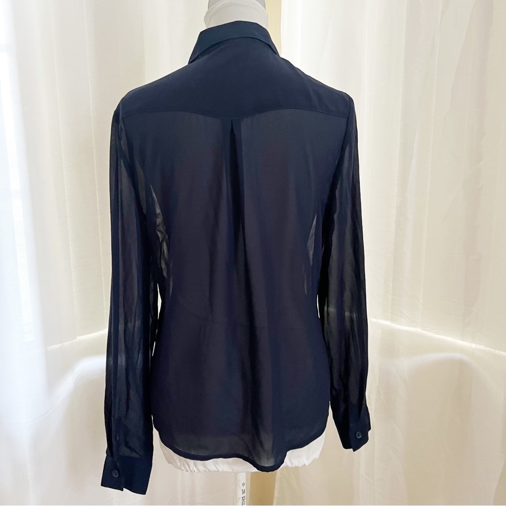 Love Tree Striped Button Down Size Medium - image 2